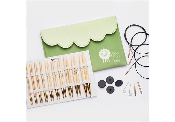 KnitPro Bambus Deluxe-Set Nadelspitzen