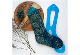 KnitPro Sockenspanner Aqua medium (Gr. 38-40)